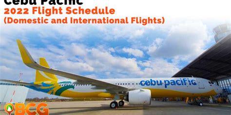 2022 Cebu Pacific Flight Schedule .